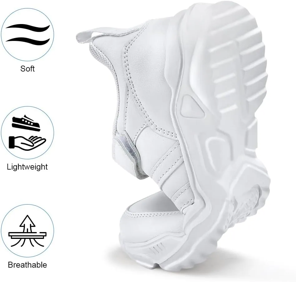 Boys Girls Lightweight Tennis Shoes Athletic Running Shoes Unisex Kids Shoes Breathable Fitness Cross Training Trainers Sports School Sneakers