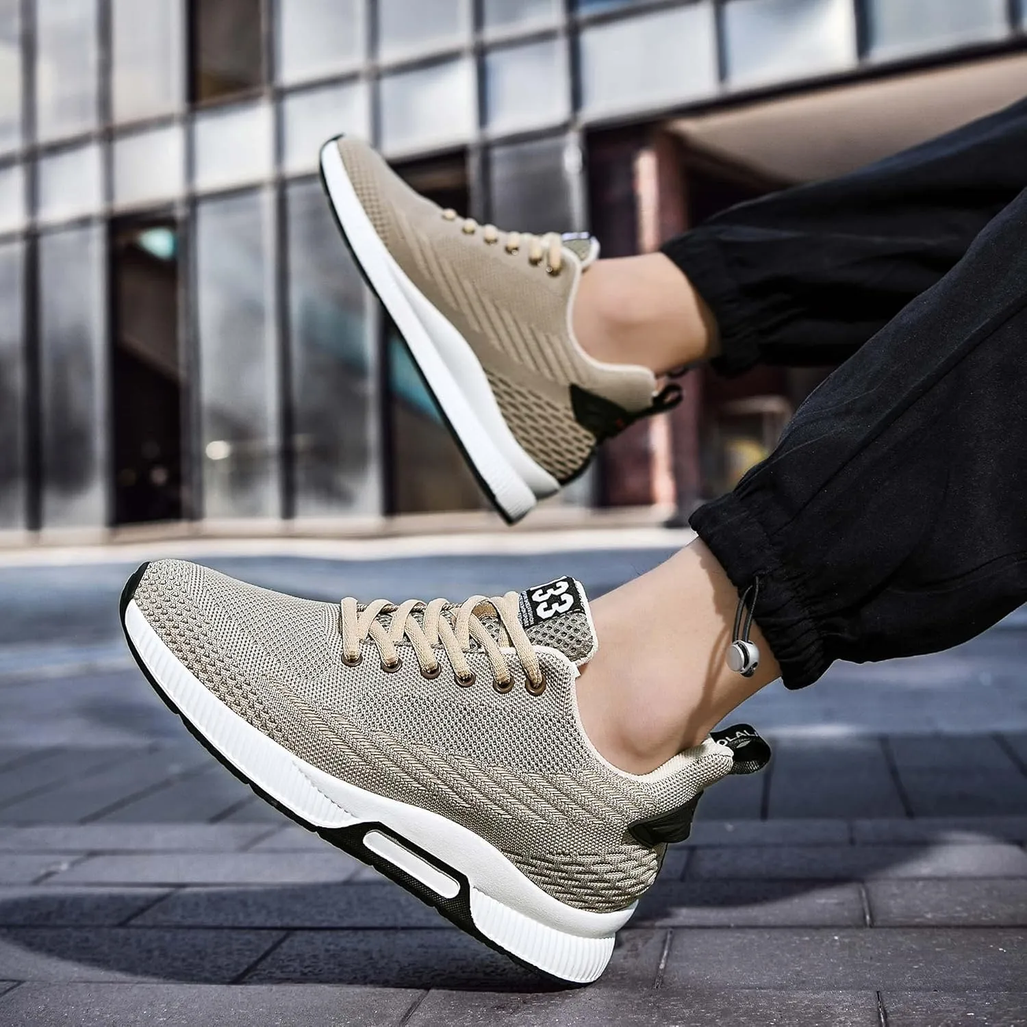 Men's Elevator Sneakers 2.36 Inch Invisible Height Increasing Lace up Fashion Sneakers