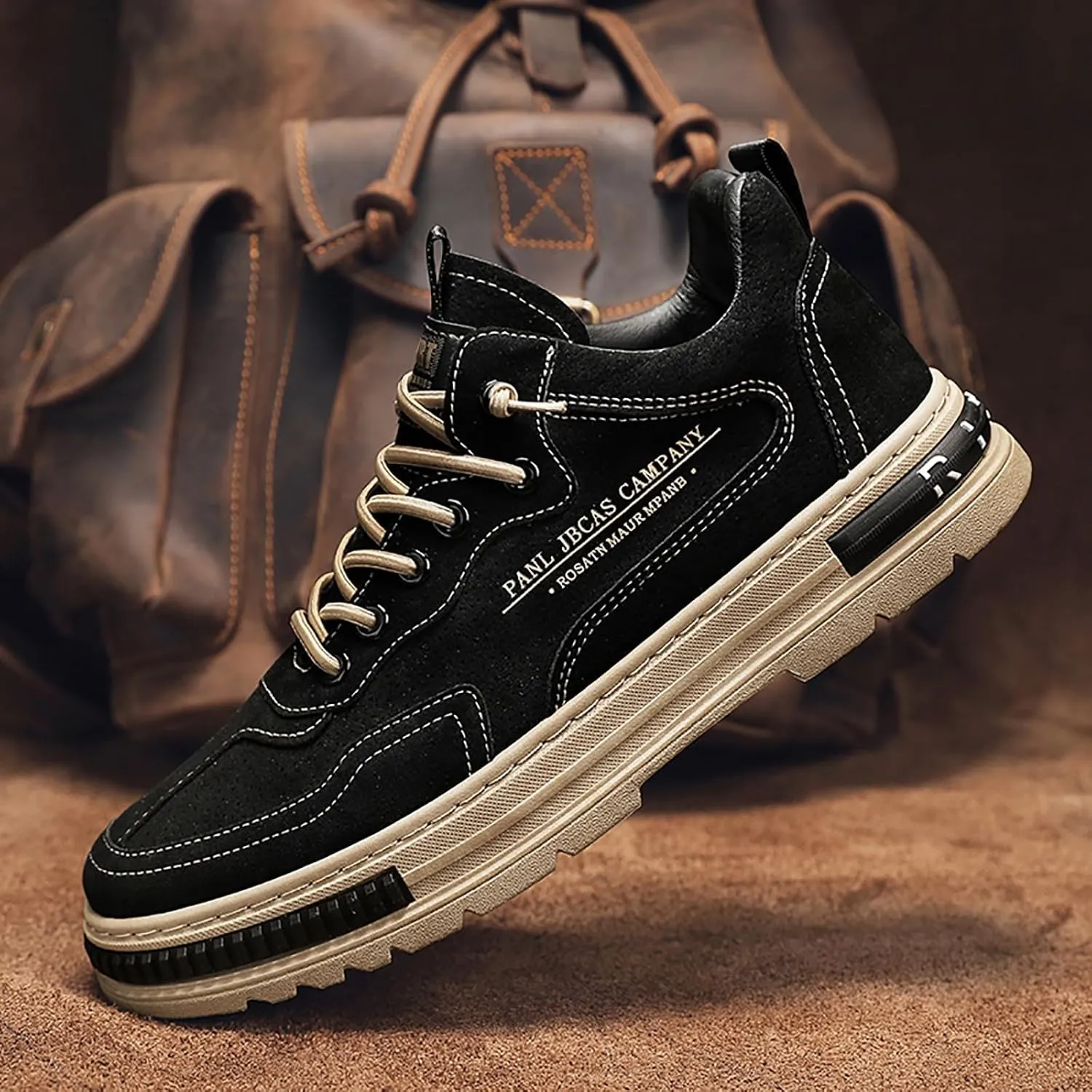 Non Slip Work Shoes for Men Fashion Walking Sneakers Kitchen Chef Shoe Comfortable Leather Sneaker Shelves for Men