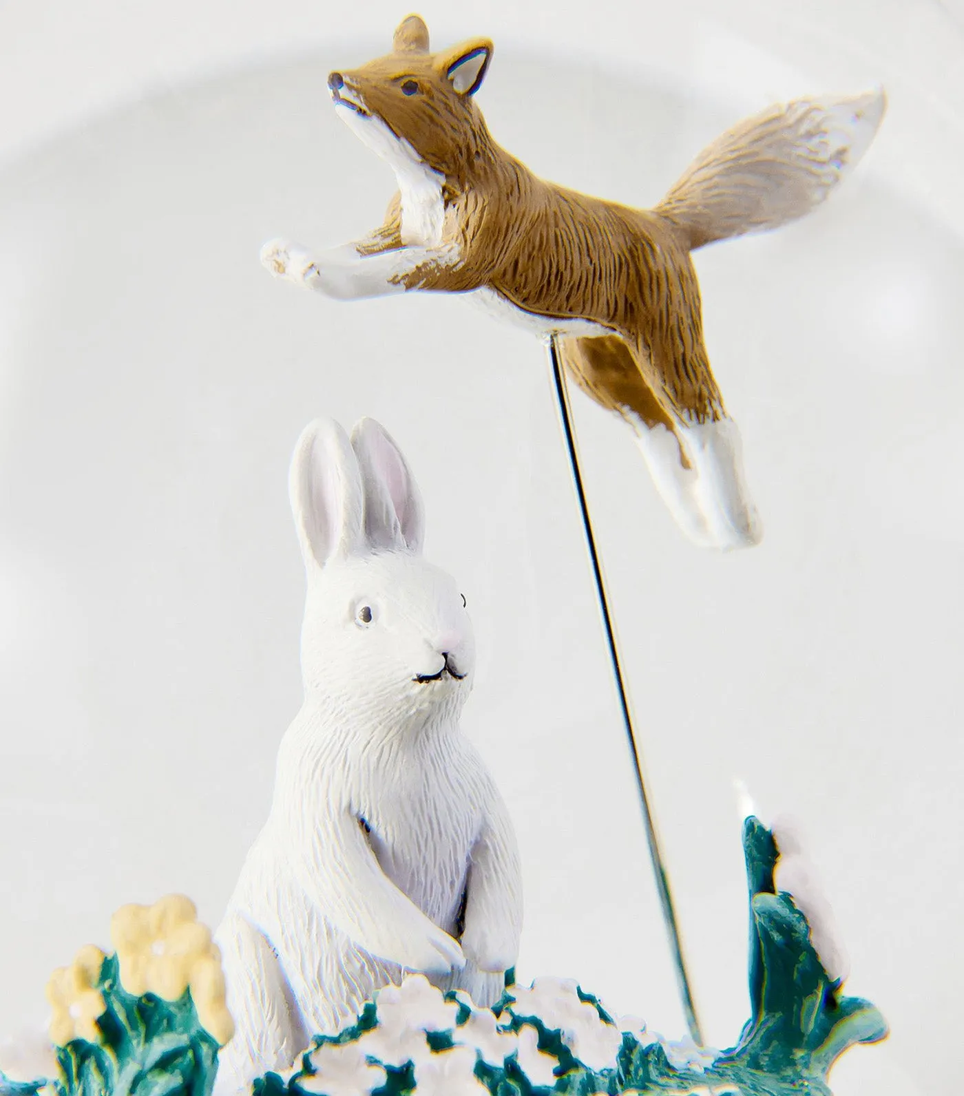 Ramona Bunny Musical Light-Up Snow Globe