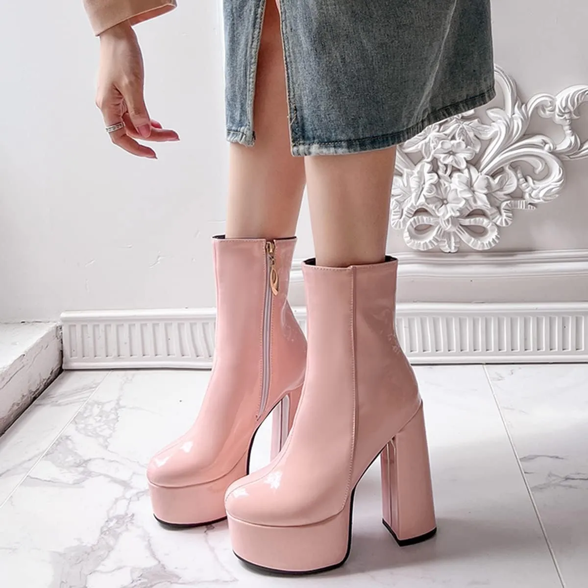 Roimaash Fashion Platform Boots