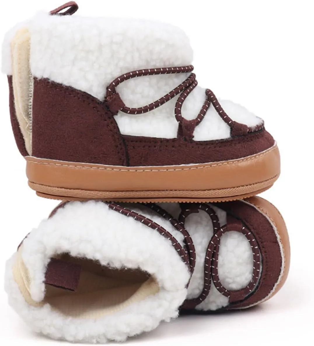 Toddler Boys Girls Slip On Slippers Kids Baby House Shoes Barefoot Furry Sock Indoor Outdoor Warm Walking Shoes