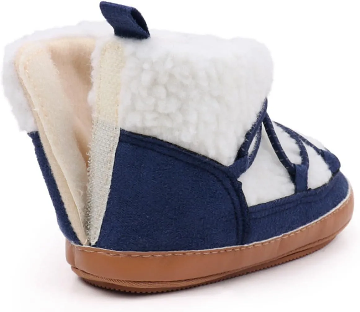 Toddler Boys Girls Slip On Slippers Kids Baby House Shoes Barefoot Furry Sock Indoor Outdoor Warm Walking Shoes