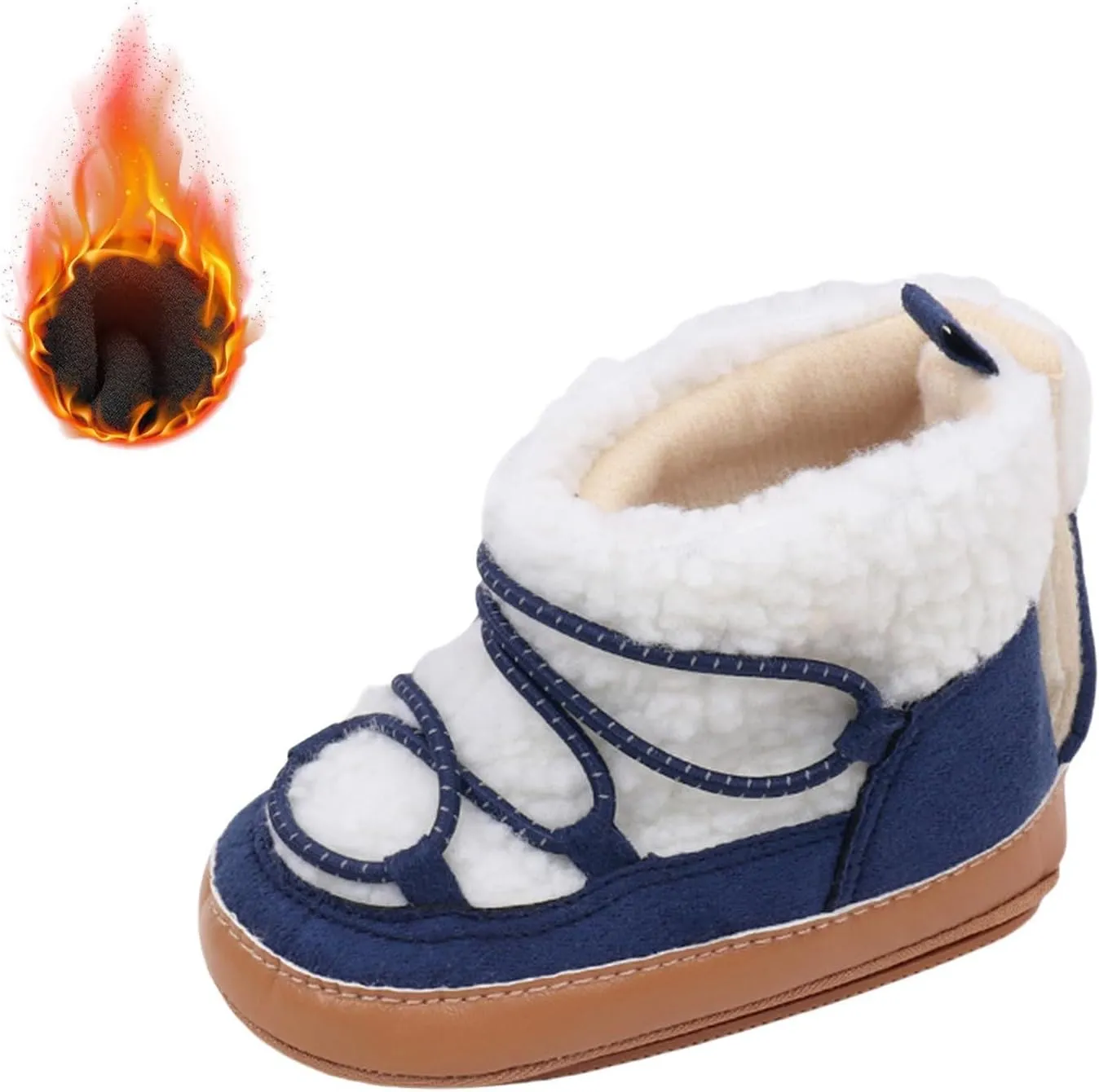 Toddler Boys Girls Slip On Slippers Kids Baby House Shoes Barefoot Furry Sock Indoor Outdoor Warm Walking Shoes