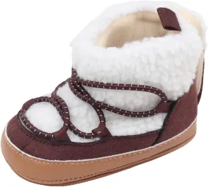 Toddler Boys Girls Slip On Slippers Kids Baby House Shoes Barefoot Furry Sock Indoor Outdoor Warm Walking Shoes