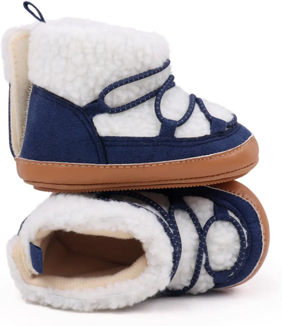 Toddler Boys Girls Slip On Slippers Kids Baby House Shoes Barefoot Furry Sock Indoor Outdoor Warm Walking Shoes