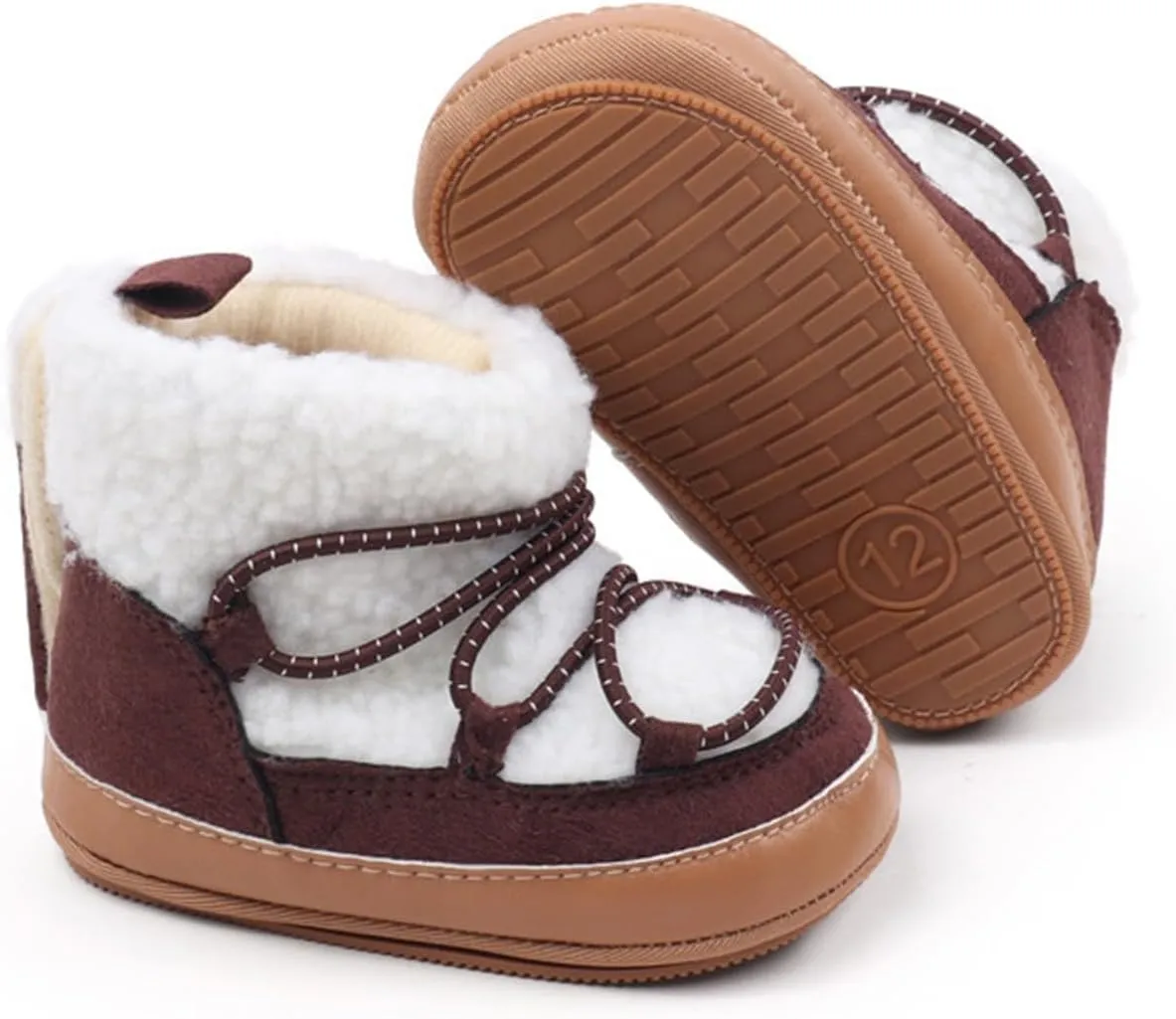 Toddler Boys Girls Slip On Slippers Kids Baby House Shoes Barefoot Furry Sock Indoor Outdoor Warm Walking Shoes