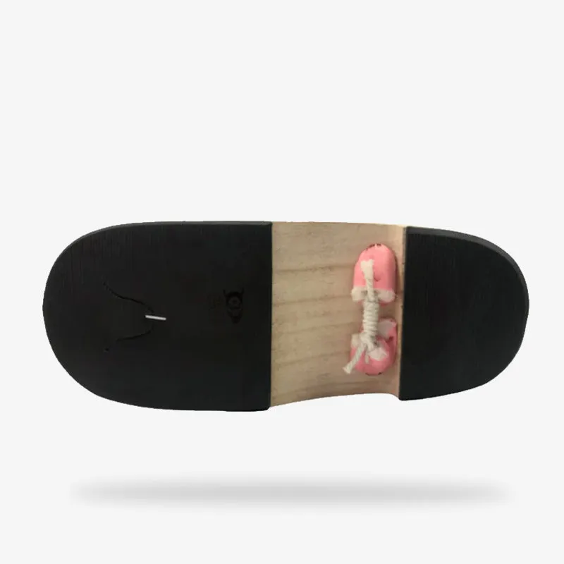 Wooden Wedge Shoe